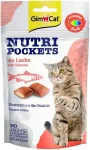 GimCat Nutri pockets Salmon - cat treats - 60g