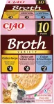 INABA Ciao Broth with chicken, salmon and tuna - cat treats - 10x40g