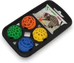 Georplast Cat toy holder with 4 heavy plastic balls