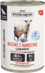 Wiejska zagroda Pheasant with lamb Adult - wet dog food - 380g