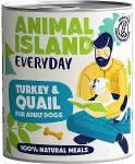 ANIMAL ISLAND Everyday Turkey and quail - wet dog food - 800g