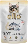 OLLO Cat No. 6 Tuna and mussels - wet cat food - 85g