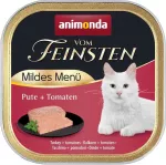 Animonda Vom Feinsten Adult Mildes Men&uuml; Turkey with tomatoes - wet cat food - 100g