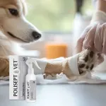 JM Sante Polisept Vet Spray Silver Pro - wound solution for dogs and cats &ndash; 200 ml