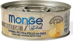 Monge Natural acqua Chicken with Corn 80 g