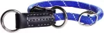 Rogz Kaelarihm Rope Medium 9mm reguleeritav 30-35cm, sinine helkur