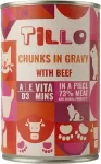 Tillo Chunks in gravy Beef - wet cat food - 415g