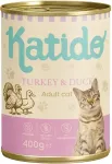 Katido Turkey with duck - wet cat food - 400g
