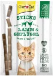 GimCat Sticks Lamb and polutry - cat treats - 4pcs