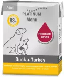PLATINUM Menu - Dog - Duck & Turkey - 375g