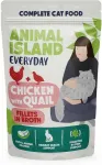 ANIMAL ISLAND - Cat - Everyday - Chicken with Quail fillets - in Broth - 100g