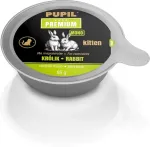 PUPIL Premium Kitten rabbit mono - wet cat food - 85g
