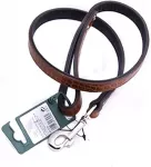 Hunter Leather leash Kroko 13/200 brown/black