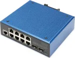 Digitus hallatav 8+2-pordiga kommutaator