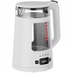 AENO EK6 Electric Kettle, 1.7L, LED Display, Temp Control 40-100&deg;C, Strix