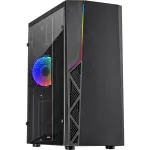 Inter-Tech m&auml;ngukorpuse B-02 RGB-ventilaator arvutikorpus