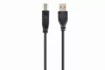 CABLE USB2 AM-BM 3M/BLACK CCP-USB2-AMBM-10 GEMBIRD