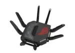ASUS ROG Rapture GT-BE98 juhtmevaba ruuter 10 Gigabit Ethernet Quad-band (2.4 GHz / 5 GHz-1 / 5 GHz-2 / 6 GHz) Must