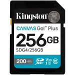 Kingston SDXC Canvas Go 256 GB m&auml;lukaart