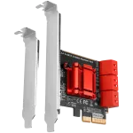AXAGON Six-channel PCI-Express controller adapter