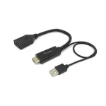 Equip HDMI->DP USB-A Bu adapter