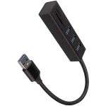 AXAGON 3x USB-A microSD HMA-CR3A dokk