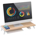 Techly monitorialus naturaalne puit