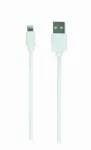 Gembird Lightning USB2 CC-USB2-AMLM-W-1M kaabel