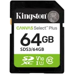 Kingston SDXC Canvas Select 64 GB m&auml;lukaart