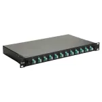 Equip LWL-liitmikukast LC-Duplex 12-pordiga
