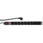 LogiLink pistikupesade riba sisse- 9-kohaline pikendusjuhe