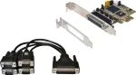 EXSYS EX-44384 4-pordiline RS-232 kontroller