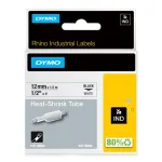DYMO Rhino Hei&szlig;schrumpfschlauch Black->wei&szlig; 12mmx1.5m printer