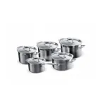 le creuset roostevabast terasest kastrulisett 3-kihiline