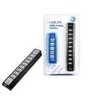 LogiLink USB-jaotur koos toiteplokiga 10-pordiga dokk
