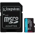 Kingston microSDXC Canvas Go 512 GB m&auml;lukaart