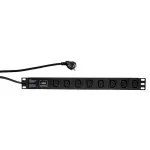 LogiLink toiteplokk 8x IEC320 pikendusjuhe