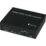 Techly 2K4K Audio Sissevija adapter