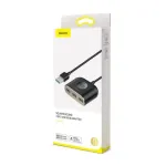 Baseus ruudukujuline &uuml;mmargune USB-adapter dokk