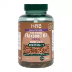 Holland & Barrett Holland & Barrett, k&otilde;rge tugevusega k&uuml;lmpressitud linaseemne&otilde;li, 2000 mg &ndash; 120 kapslit