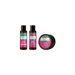 Arganicare Arganicare komplekt: keratiiniga juuksepalsam, toitev ja tugevdav, 100 ml + keratiiniga juukse&scaron;ampoon, taastav ja toitev, 100 ml + keratiiniga juuksemask, toitev ja taastav, 100 ml