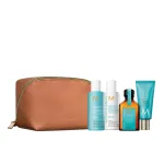 Moroccanoil Moroccanoil-komplekt: taastav parabeenivaba niisutav juukse&scaron;ampoon 70 ml + taastav parabeenivaba niisutav juuksepalsam 70 ml + niisutav juukse&otilde;lihooldus 25 ml