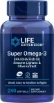 Life Extension LIFE EXTENSION Super Omega-3 EPA/DHA seesamligaanide ja oliiviekstraktiga - 240 kapslit