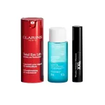 Clarins Clarinsi komplekt: Total Eye, Lift, Day, silmaseerum, 15 ml + Instant Eye, meigi eemaldav losjoon, 30 ml + Wonder Volume, vol&uuml;&uuml;milistev ripsmeeme, must, 3 ml *miniatuur