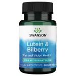 Swanson Swanson Lutein & Mustikas - 60 geeli
