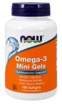 Now Foods NOW Foods Omega-3 Mini geelid &ndash; 180 kapslit