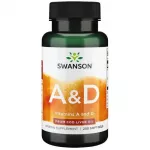 Swanson Swansoni A- ja D-vitamiinid &ndash; 250 kapslit