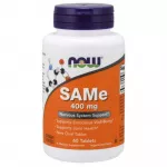 Now Foods NOW FOODS SAMe (S-adenos&uuml;&uuml;l-L-metioniin) 400 mg &ndash; 60 tabletti