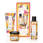 Baija Set Baija: Lost Paradise, niisutav, ihukreem, igap&auml;evane, 75 ml + Lost Paradise, puhastav ja niisutav, du&scaron;igeel, k&otilde;igile nahat&uuml;&uuml;pidele, 100 ml + Lost Paradise, puhastav ja koostatav, ihapihustus, 70 g