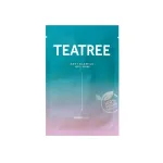 Barulab Barulab The Clean Vegan Tea Tree Mask rahustav lehtmask probleemsele nahale, 23 g